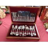 Silver plated cutlery in box