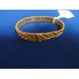 Continental gold plated bracelet