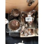 Collection of silver items 625g approx