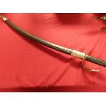 Dress sword and scabbard