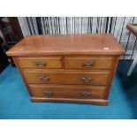 Victorian mahogany chest