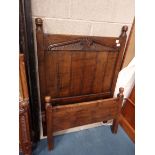 Oak single bed