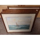 6 signed watercolours by G H Jenkins