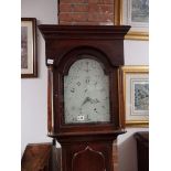 Oak grandfather clock