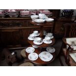 Shelley 'Wild flowers' tea service ex condition.