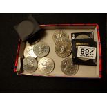 1977 commemorative coins x 9 etc