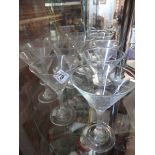 Set of Champagne glasses