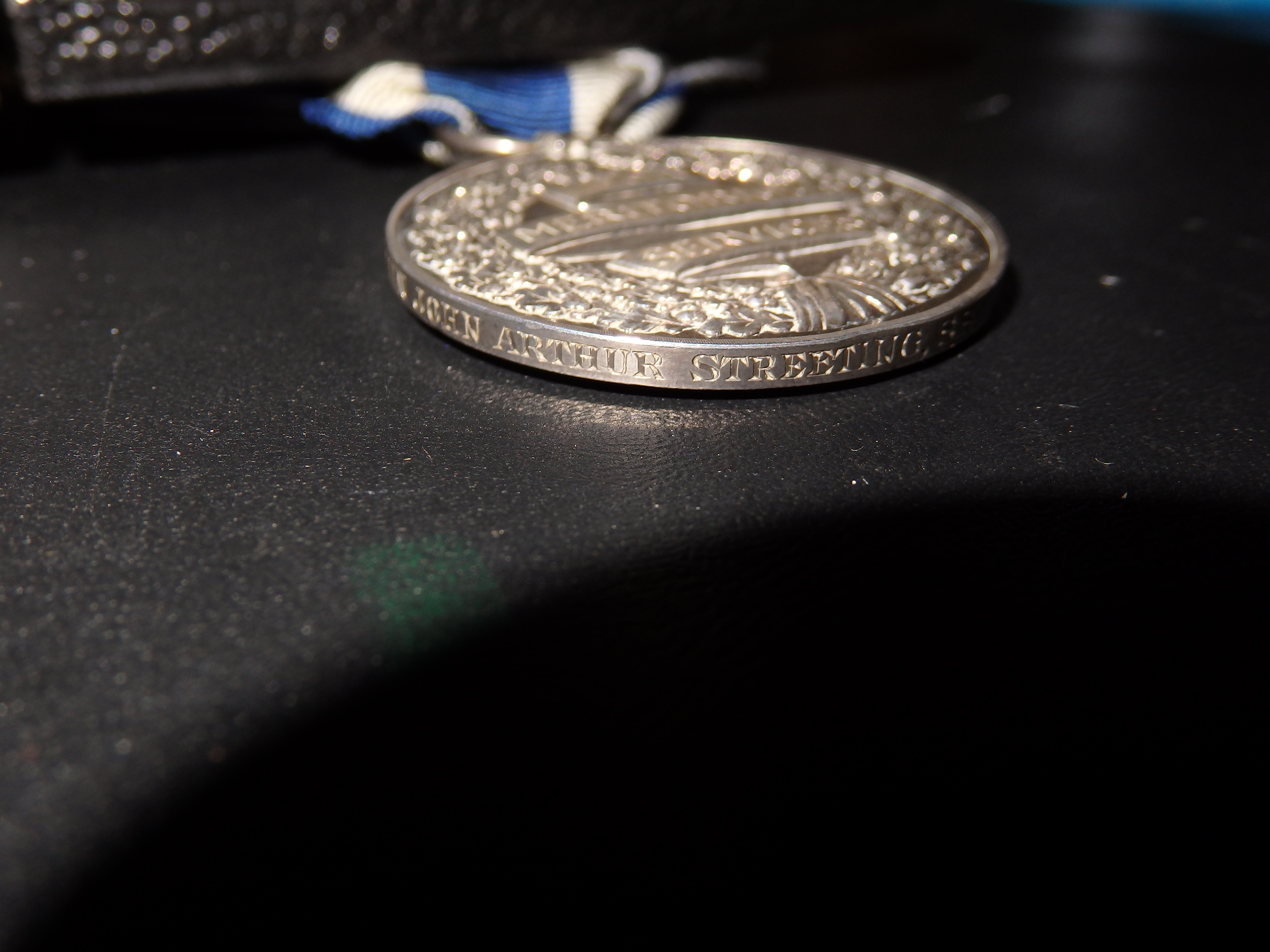 Lloyds meritorious medal and paperwork.....Captain John Arthur Streeting SS Antiop 3rd june 1918 - Image 13 of 15