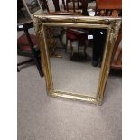 Gilt wall mirror