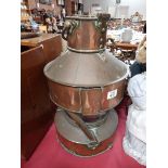 Large Copper 'Port' lamp (50cm)
