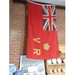 Original flag from RMY Victoria and Albert