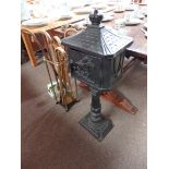 Cast iron post box