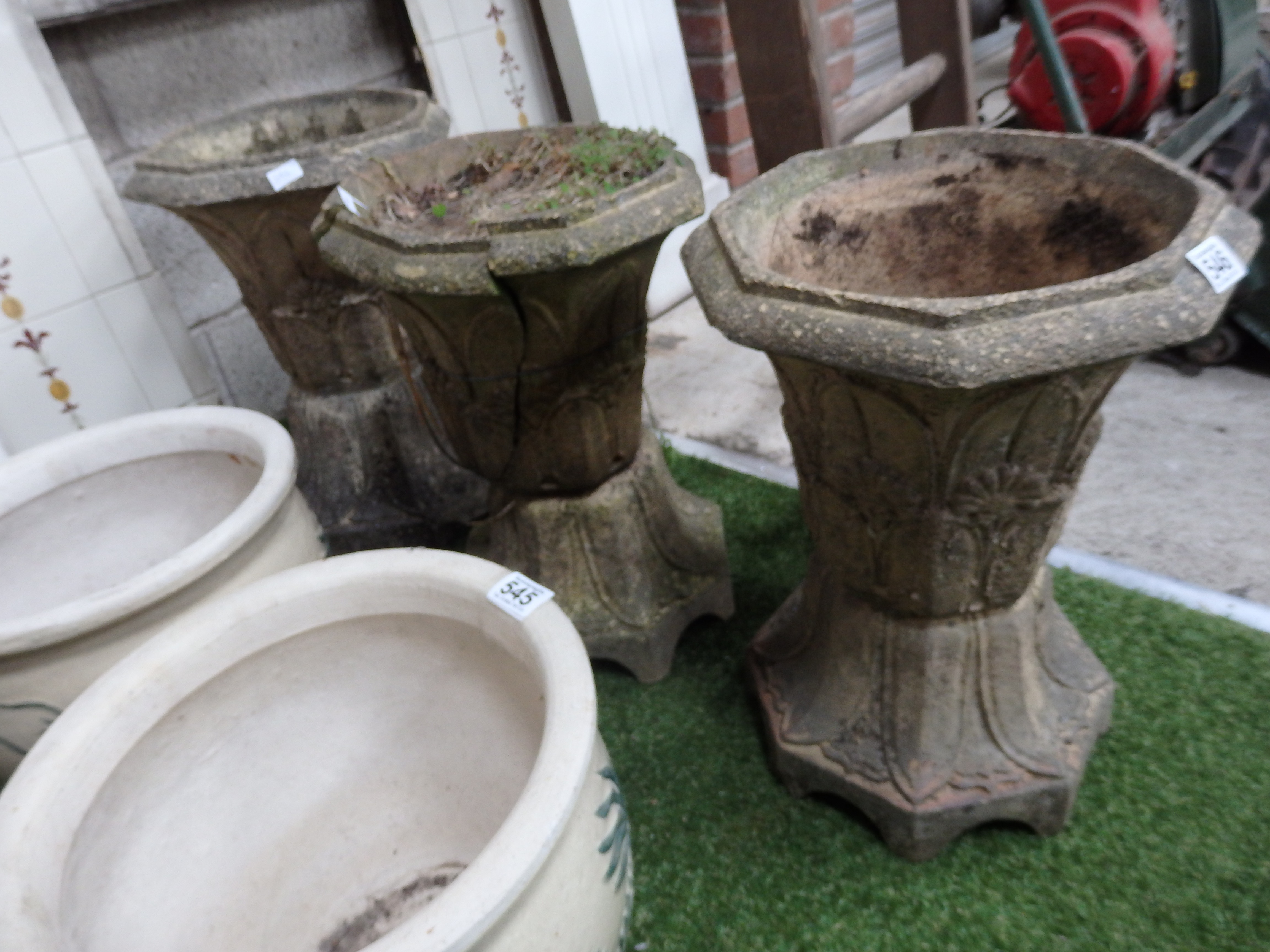 3 garden planters