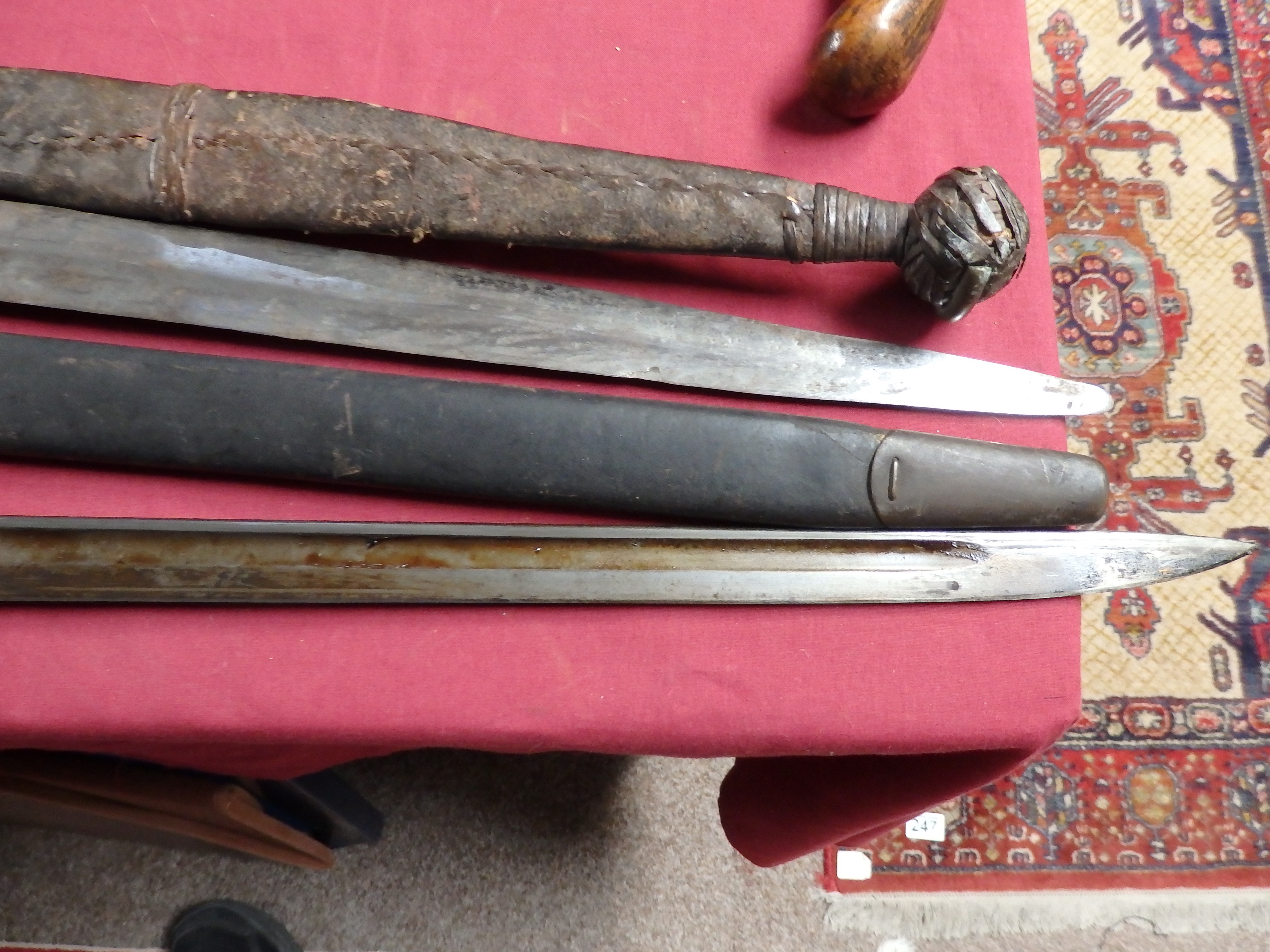 British bayonet and early dagger - Image 4 of 6