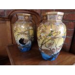 2 Oriental vases