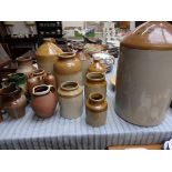 Stoneware bottles