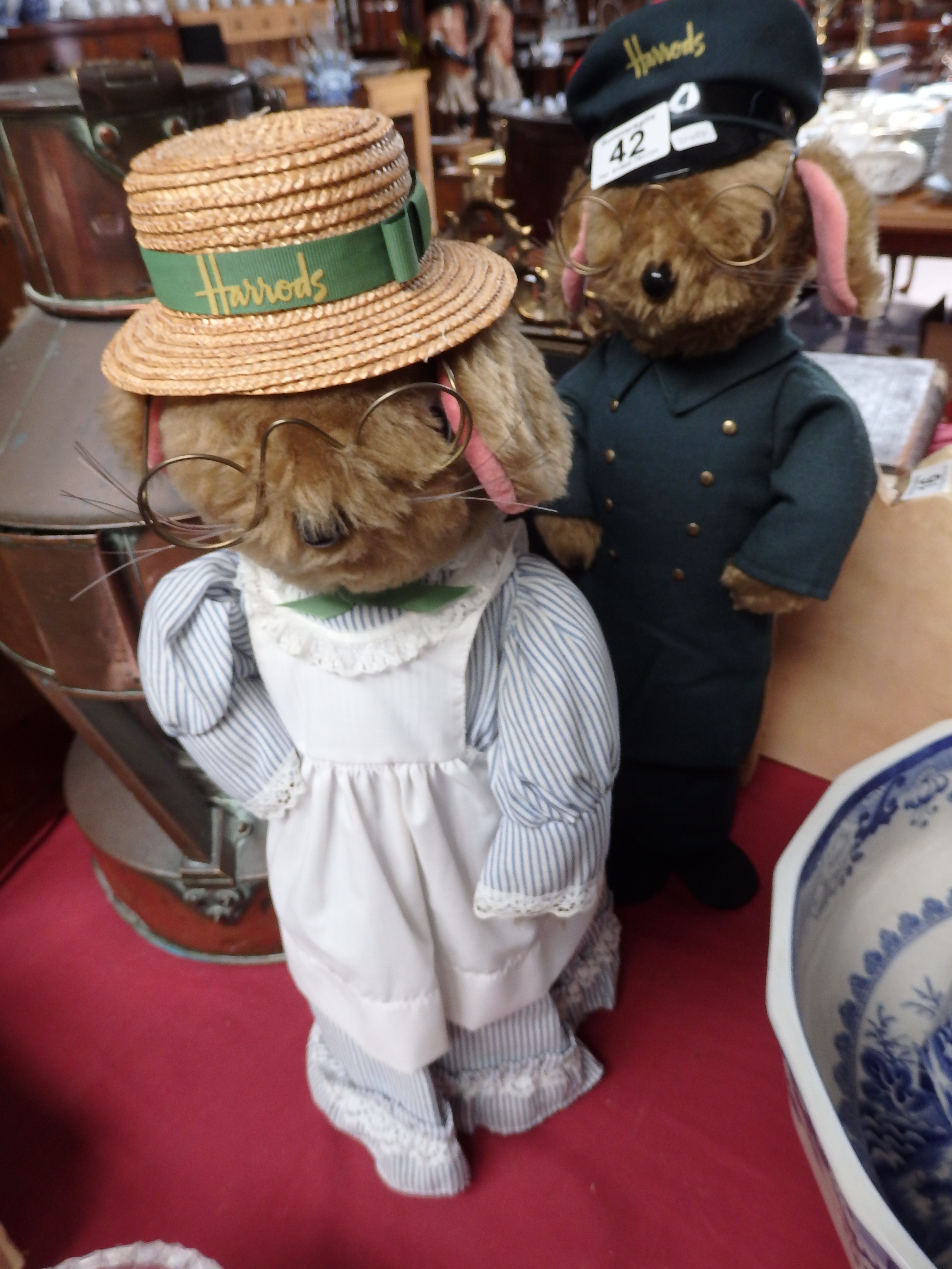 Pair of Harrods teddies