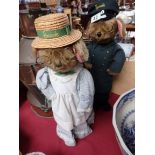 Pair of Harrods teddies