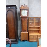 8 day oak and mahogany longcase clock by William Tasker Banbury