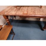 Victorian mahogany extending table