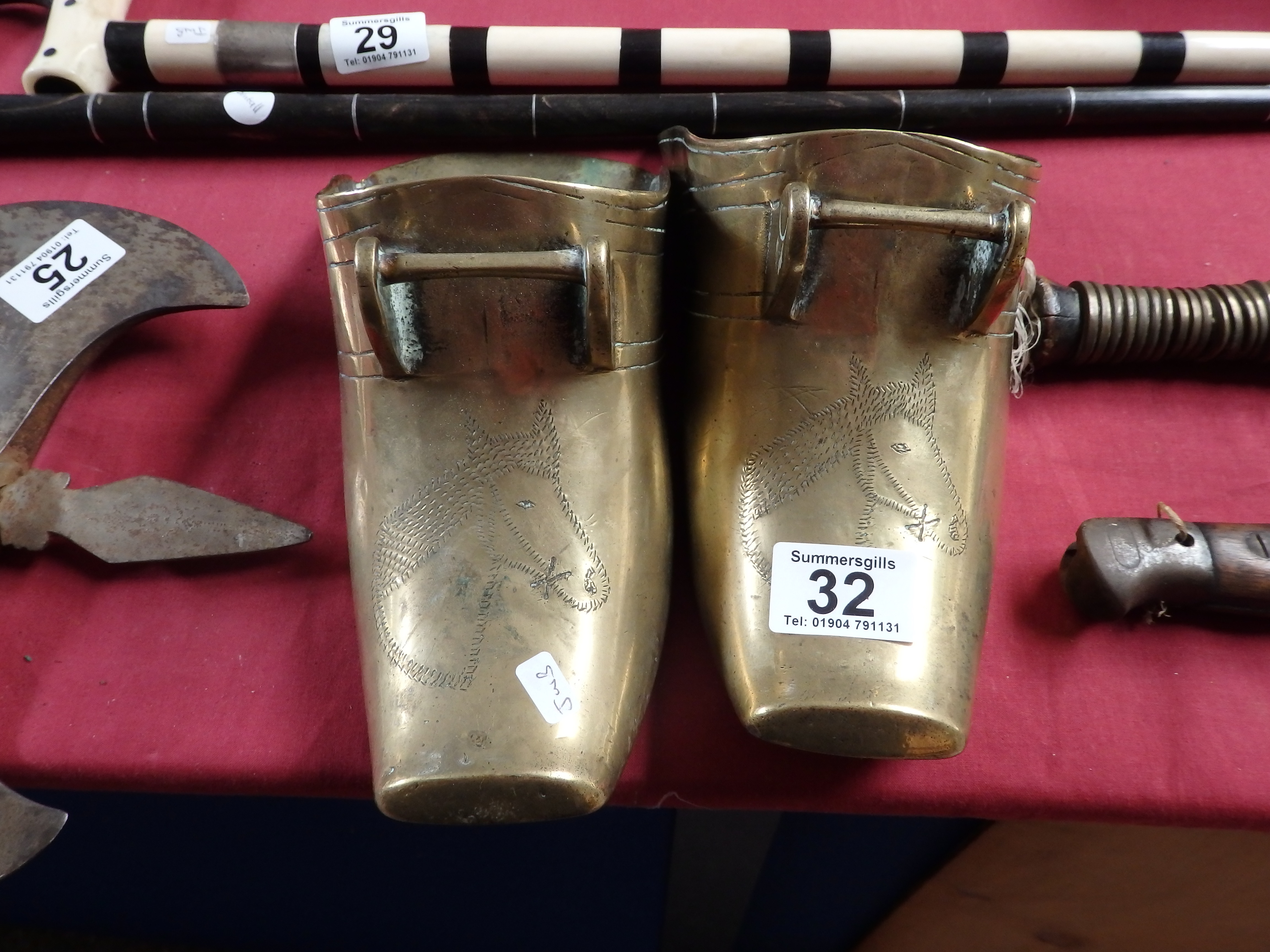 Pair of Brass stirrups (1780-1840)