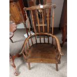 Comb back Windsor chair