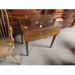 Georgian mahogany drop leaf table