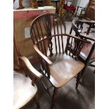 Low back Windsor chair