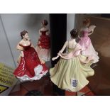 4 x Royal Doulton figures