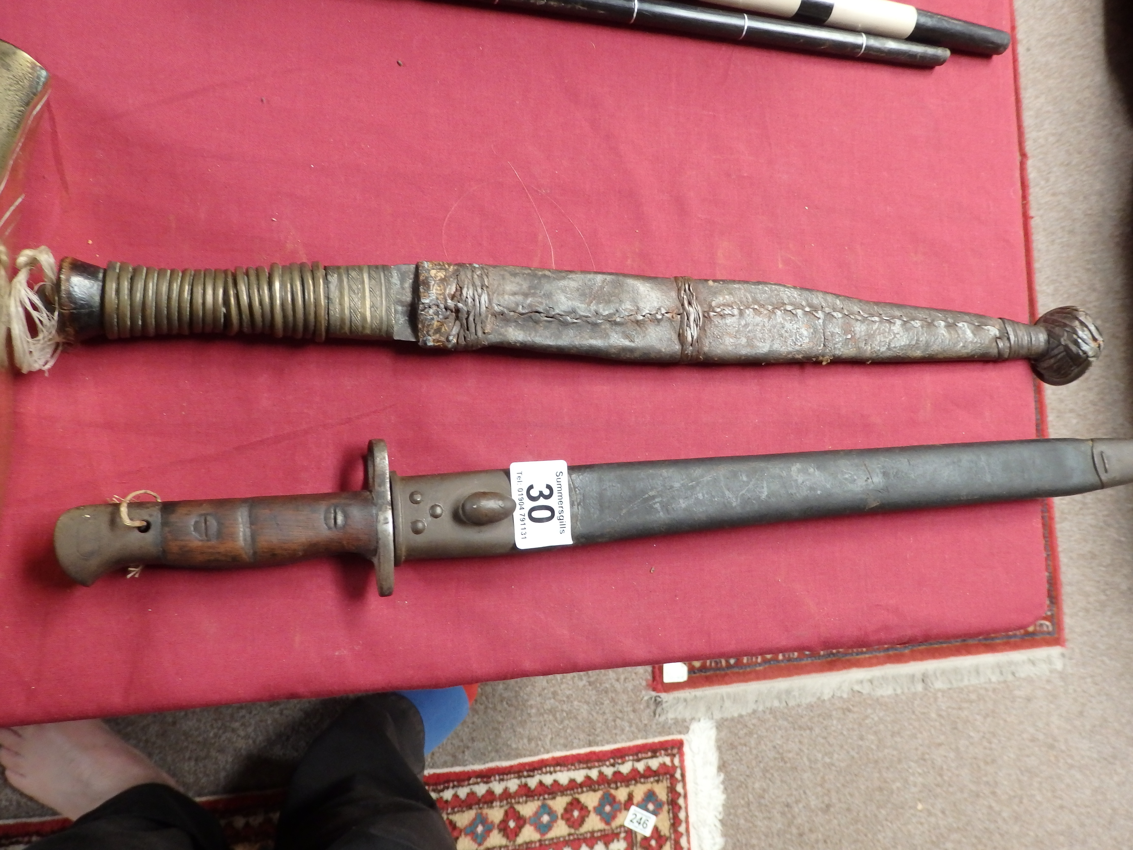 British bayonet and early dagger
