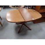 Teak dining table and sideboard