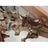 Beswick dog and donkey