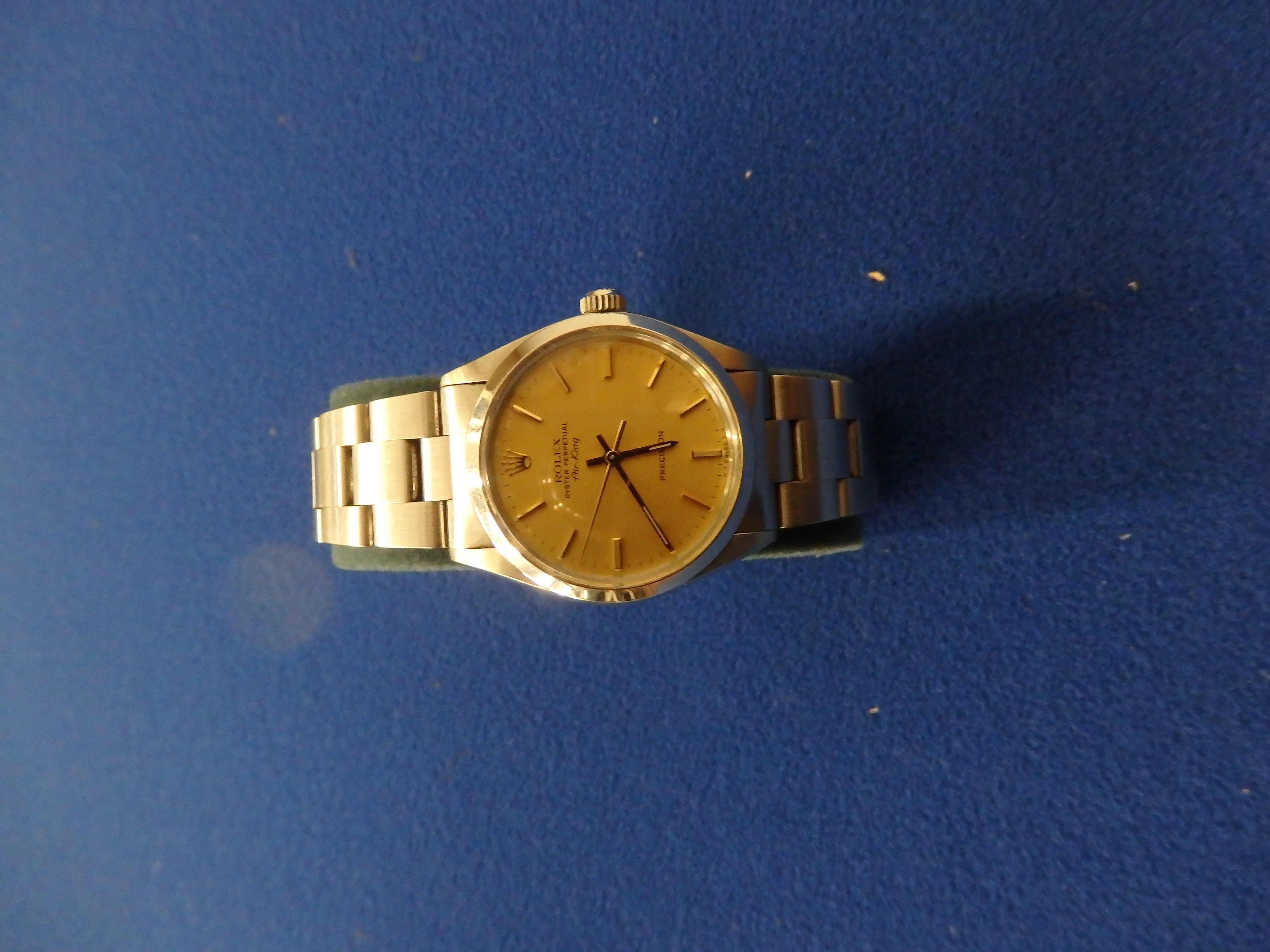 Gents Rolex Oyster Air King watch date purchased sept 1981 - Image 4 of 8