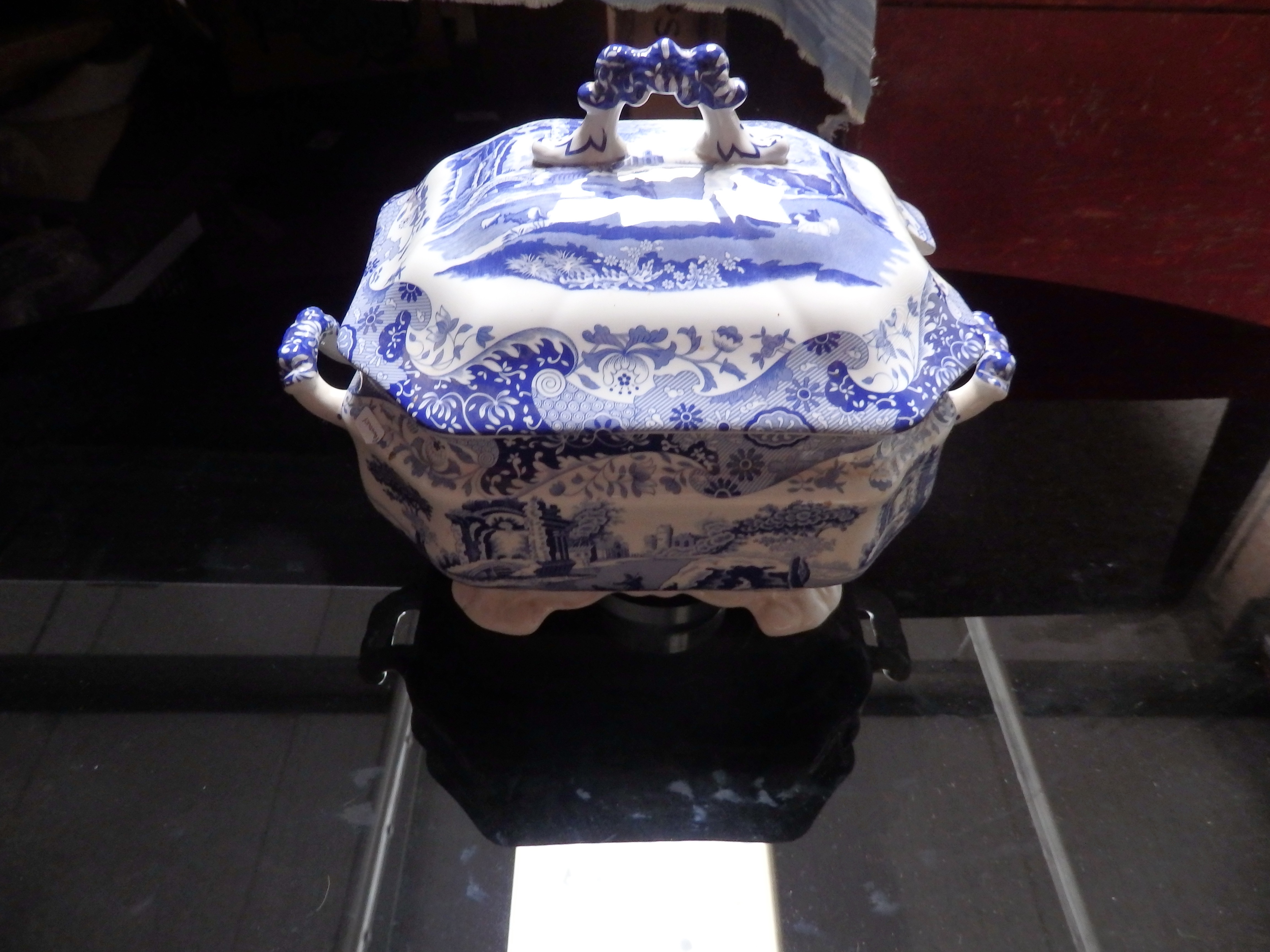 Blue and White Spode large tureen