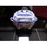 Blue and White Spode large tureen