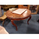 Walnut Victorian dining table