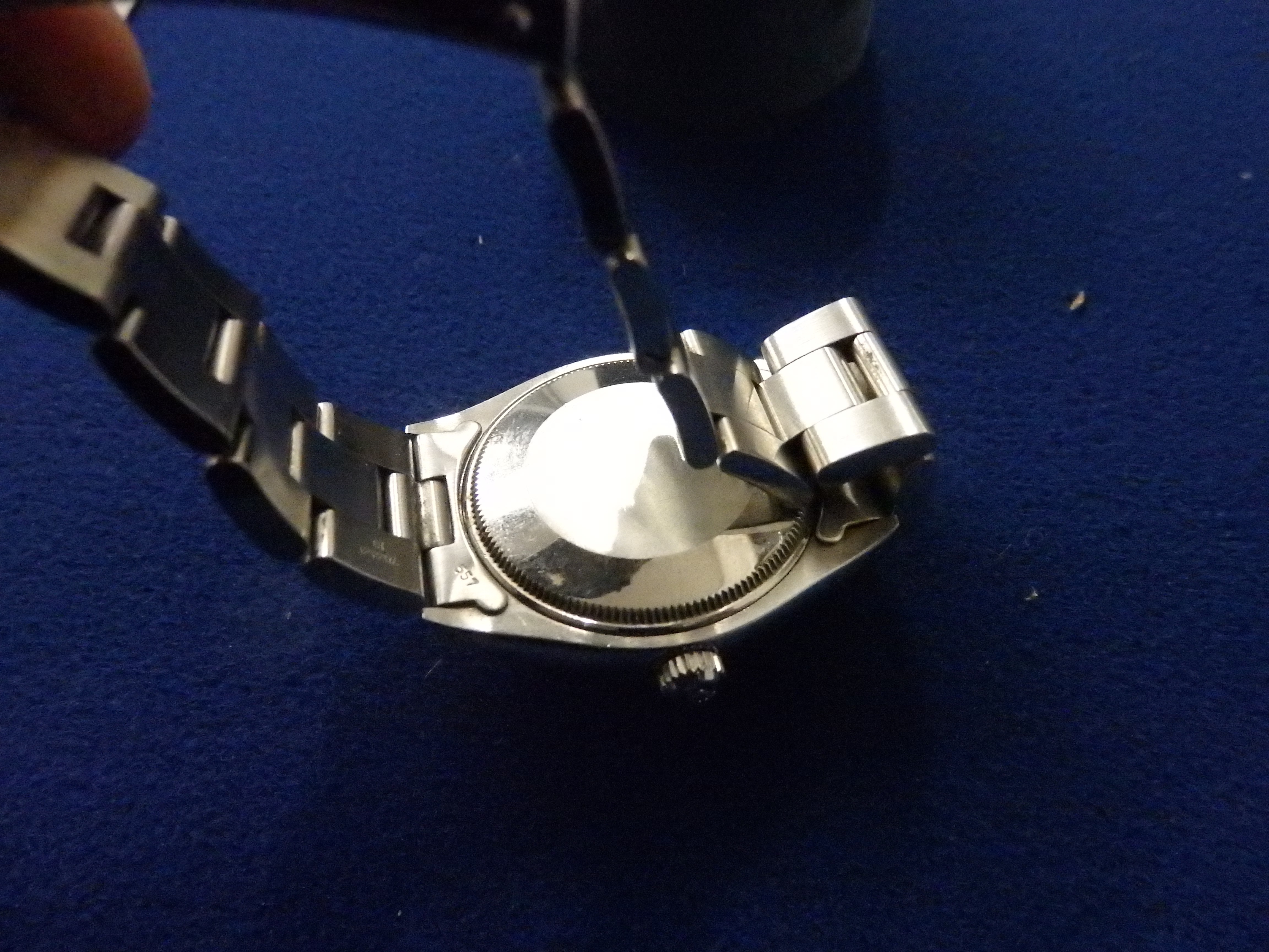 Gents Rolex Oyster Air King watch date purchased sept 1981 - Image 3 of 8