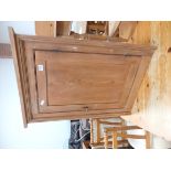 Pine corner cupboard