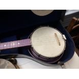 Banjo and tamborine