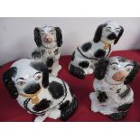 2 x pairs of Staffordshire dogs