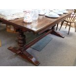 Oak repro. Refrectory dining table 6'x3'