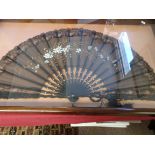 Antique fan in case