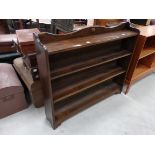 Oak book shelves