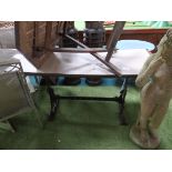 Cast iron table