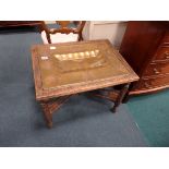 Brass top coffee table