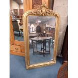 Antique Gilt wall mirror