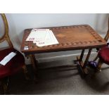 Victorian inlaid side table