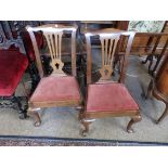 2 Chippendale style child's chairs
