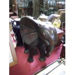 Wooden elephant approx 43cm ht 30cm wide