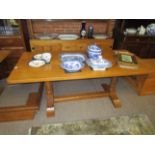 Yorkshire oak Squirrel man dining table 1.5m x 84cm